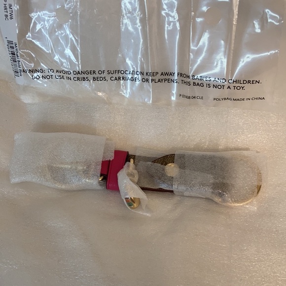 Coach Trigger Snap Bag Charm In Signature Canvas With Heart Charm NWT - Picture 3 of 9